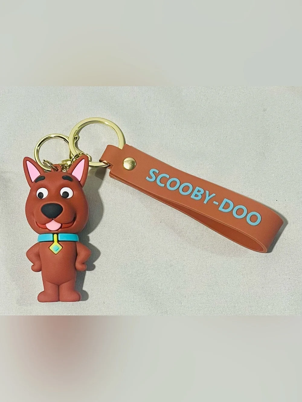 Scooby Doo Keychain with Strap